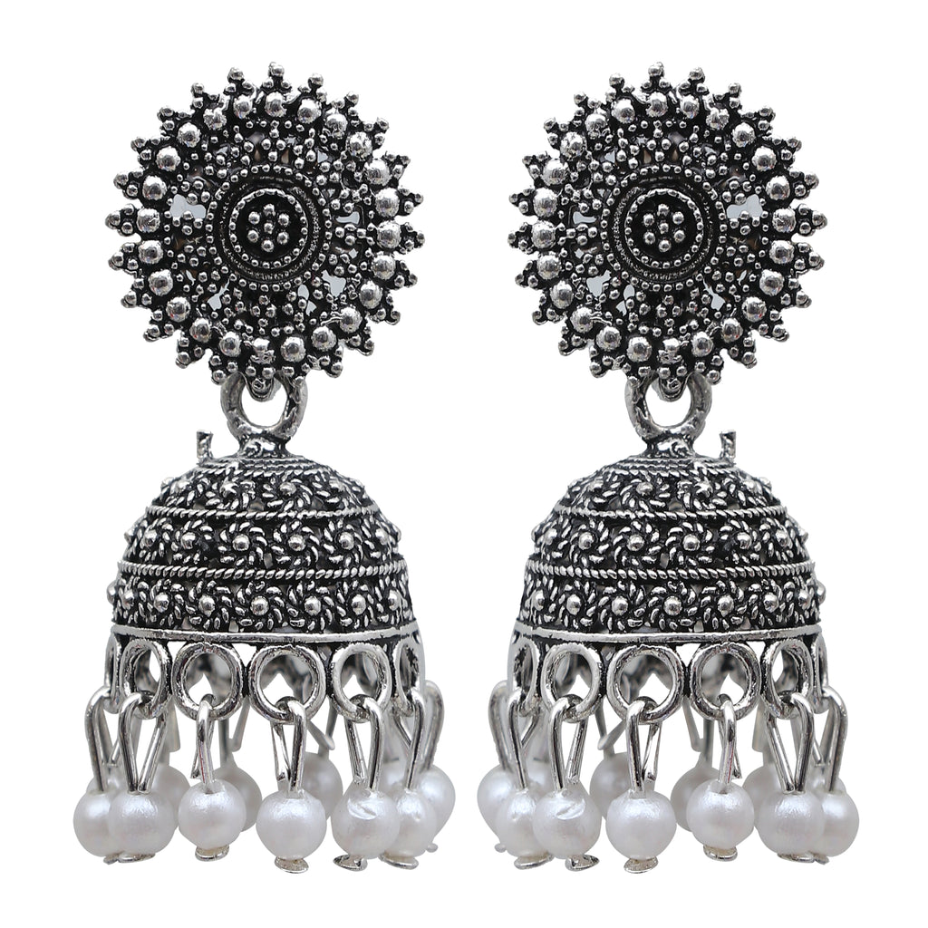 Silver Jhumka