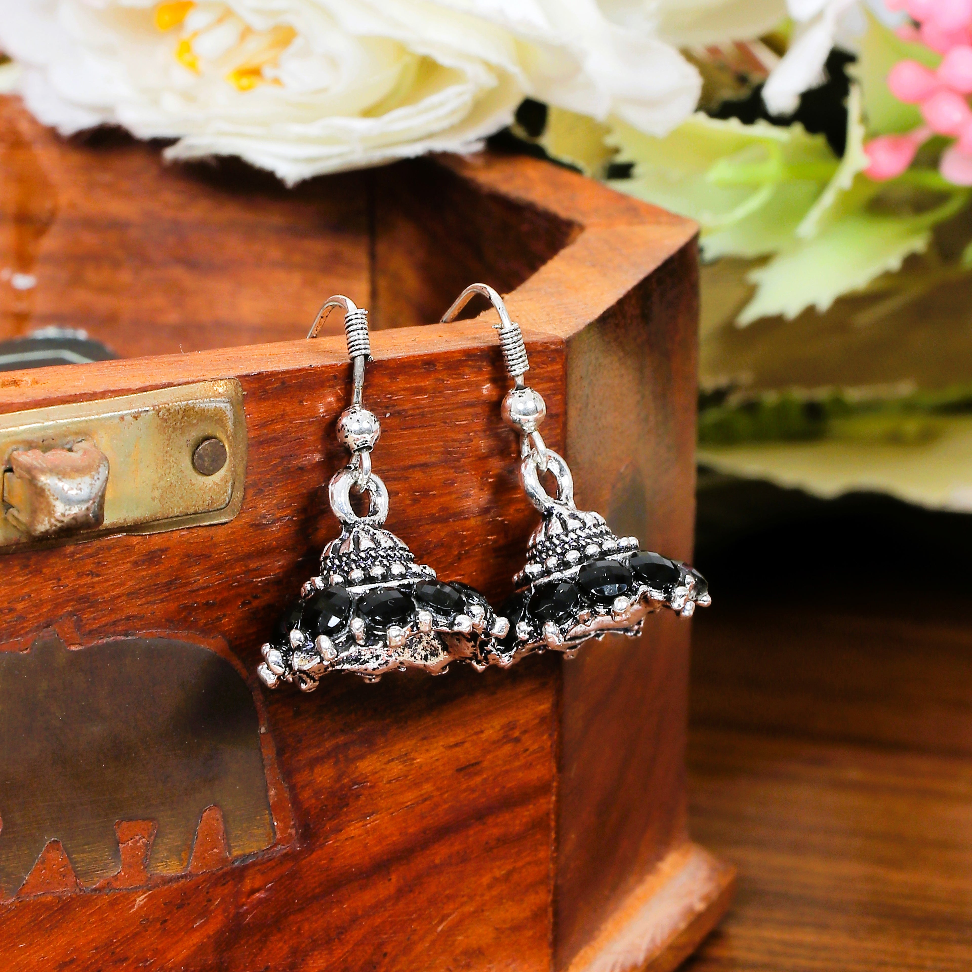 Blue Jhumka