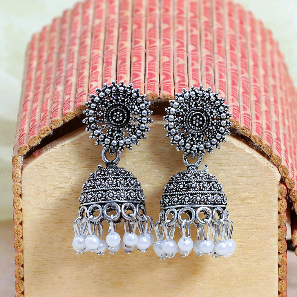 Silver Jhumka