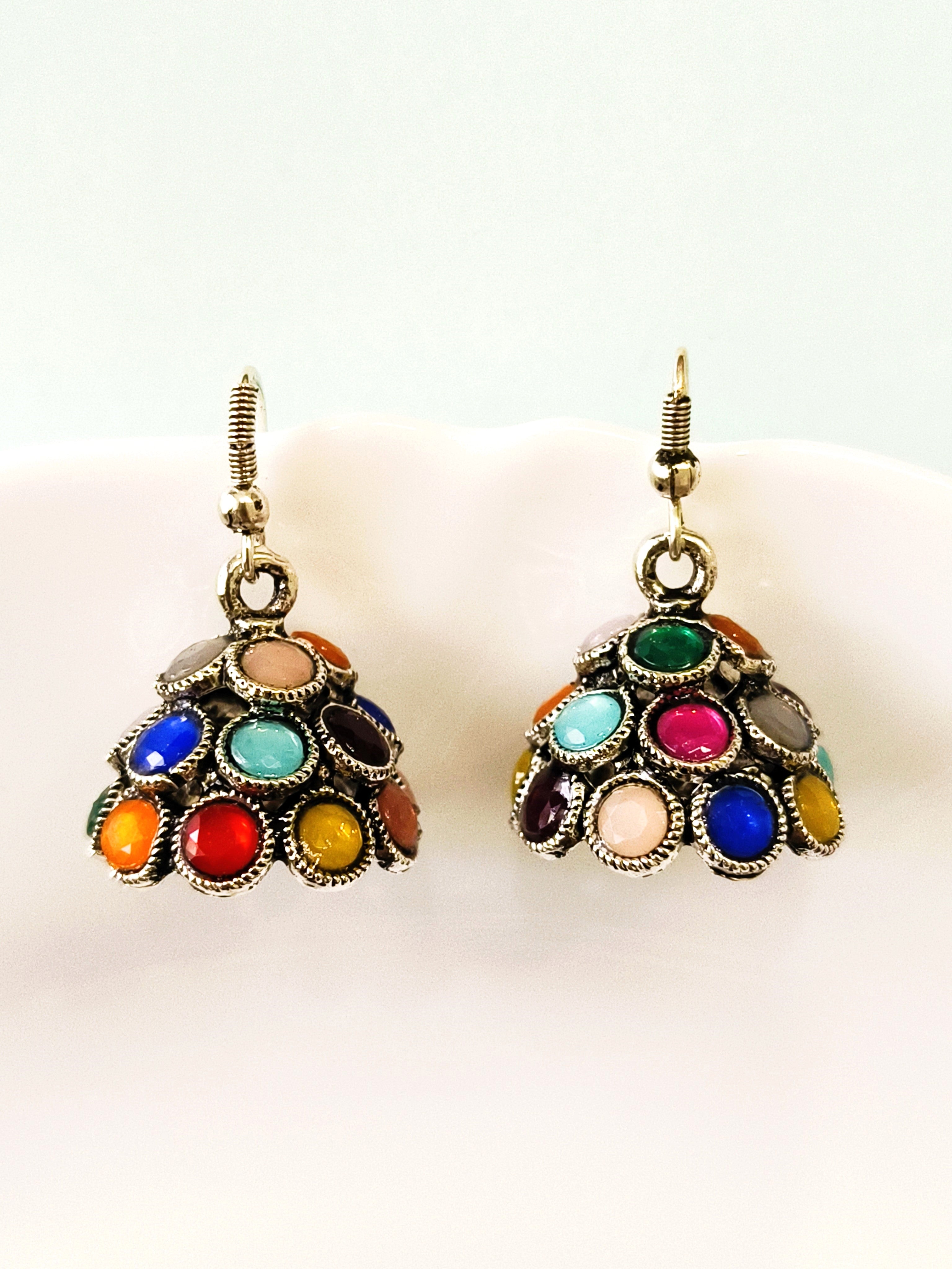 Multicolour Jhumka
